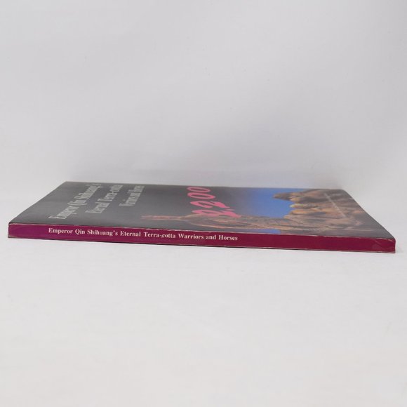 Emperor Qin Shihuang Eternal Terra Cotta Warriors Horses Archeology Signed Vtg - Picture 5 of 16